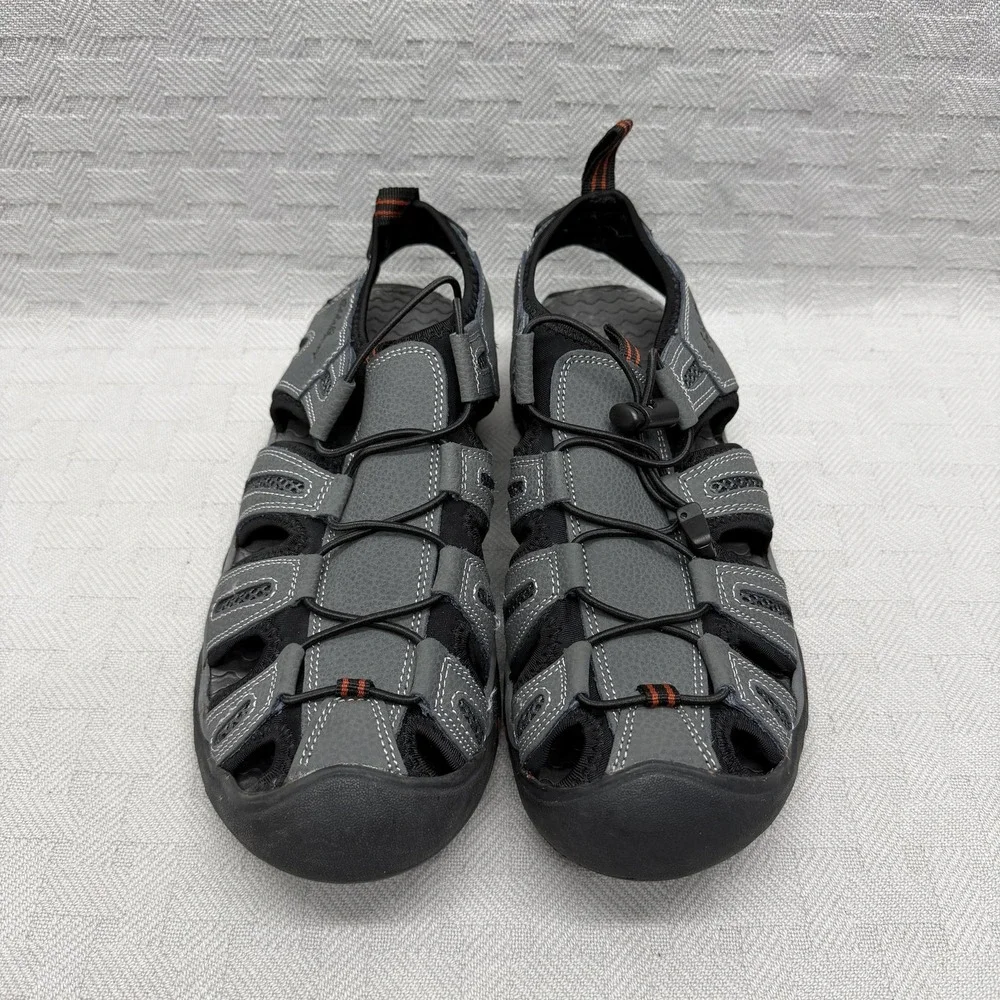 Eddie Bauer Shoes Mens Size‎ 9 Gray Troy Sandals Closed Toe Hiking